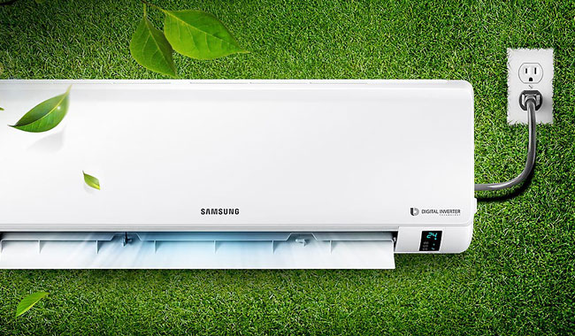 แอร์ Samsung รุ่น AR5400 แบบ Inverter ให้ความเย็นเร็ว อากาศสะอาด ดักจับฝุ่นละอองได้