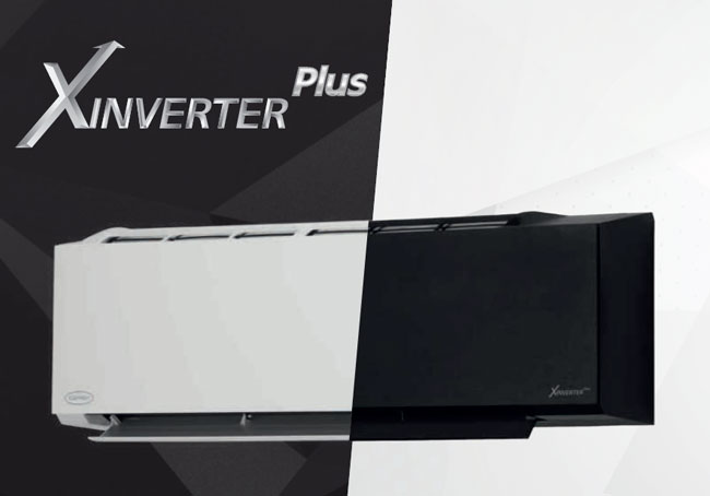 แอร์ Carrier รุ่น X-Inverter Plus ออกแบบใหม่ ทูโทน สะอาด สดชื่น ฟอกฝุ่น PM2.5 ได้