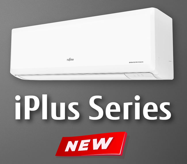 แอร์ Fujitsu รุ่น iPlus Inverter ปรับความชื้นในอากาศได้ ทำความเย็นได้เร็ว แผงคอยล์ทนทานพิเศษ